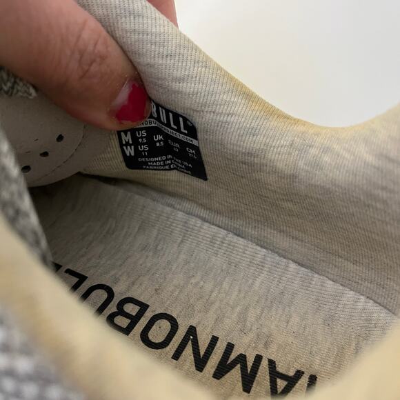 Nobull Athletic Trainer Shoes M9.5 W11 Unisex Gray Heather Camo Sole Lace Up - Picture 8 of 8